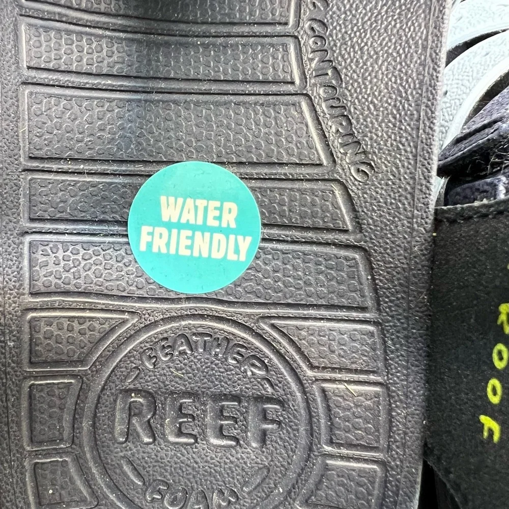 Reef Kids Navy and Light Blue Sandals-‎ Water Friendly, Size:3